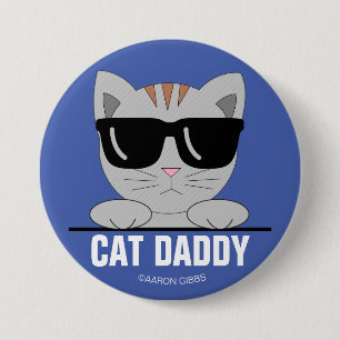 CAT DADDY Sonnenbrille Katzenknopf Button