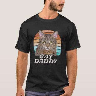 Cat Daddy Tabby Vintag Achtzig Style Cat Retro T-Shirt