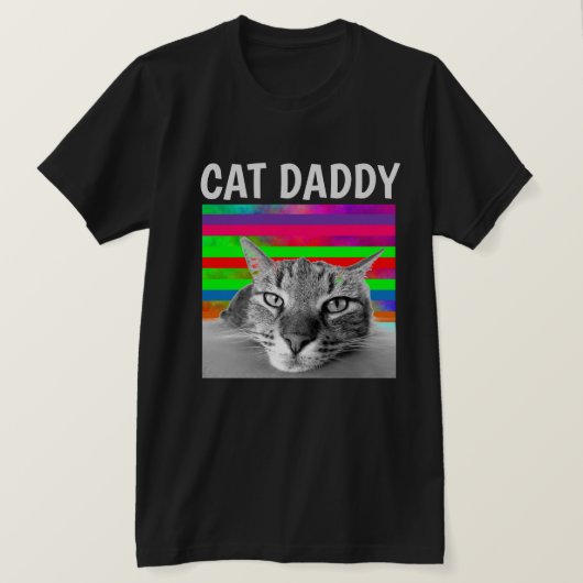 CAT DADDY VATER MENS T - Shirt (Design vorne)