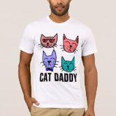 CAT-DADDY (VATER)-T - Shirt (Vorderseite)