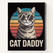 Cat Daddy Vatertag Notizblock (Rückseite)