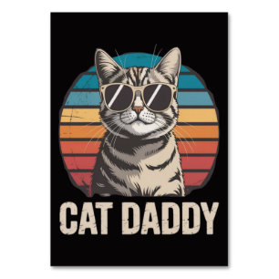 Cat Daddy Vatertag Tischnummer