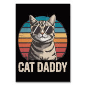 Cat Daddy Vatertag Tischnummer (Vorderseite)