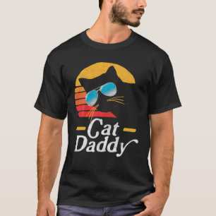 Cat Daddy Vintag 80er Style Retro Sonnenbrille Dis T-Shirt
