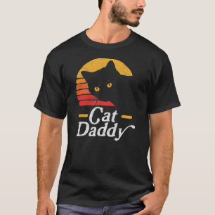 Cat Daddy Vintag Achtzig Style Cat Retro T-Shirt