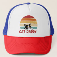 Cat Daddy Vintag Cat 80er Retro Style für Männer