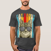Cat Daddy Vintag Funny Cat Lover Niedliche Katze m