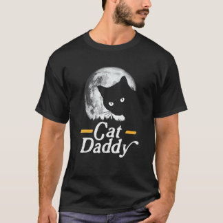 Cat Daddy Vintage Achtziger Jahre Stil Katze Retro T-Shirt