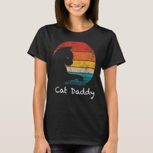 Cat daddy Vintagen achtziger Jahre Katzenrücklauf- T-Shirt