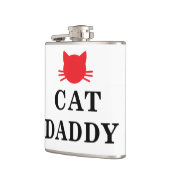 Cat Daddy Vinyl Wrapped Flask Flachmann (Links)