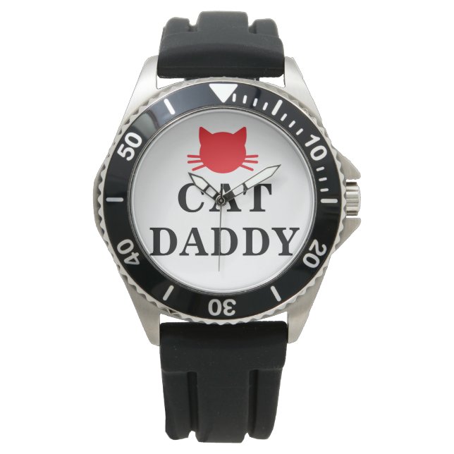 Cat Daddy Watch Armbanduhr (Vorderseite)