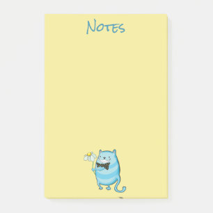 Cat & Daisy Post-It-Notes Post-it Klebezettel