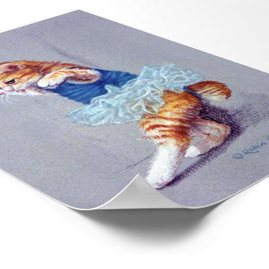 Cat Dancing Poster (Ecke)