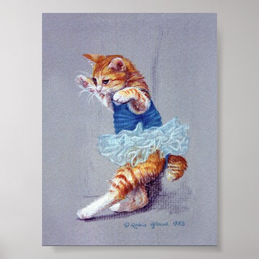 Cat Dancing Poster (Vorne)