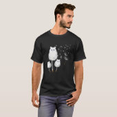Cat Dandelion Amazing Flower Cat T-Shirt (Vorne ganz)