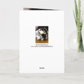 Cat Danke für meine Weihnachtsgeschenkkarten (Rückseite)