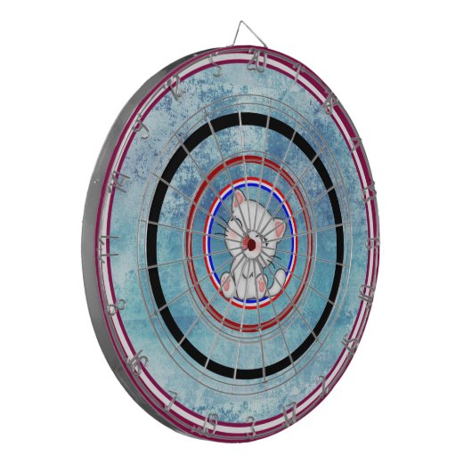 Cat Dart Board Dartscheibe (Vorderseite Links)