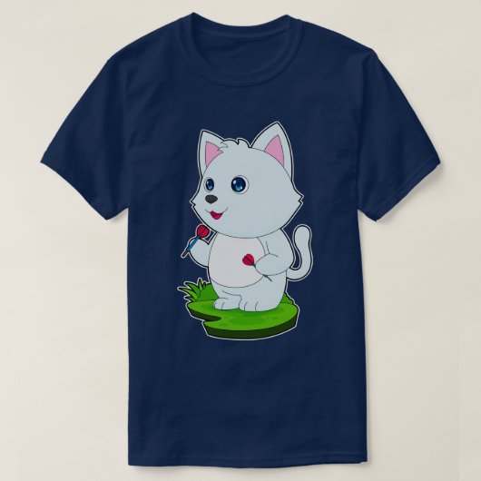 Cat Darts Dart T-Shirt (Design vorne)