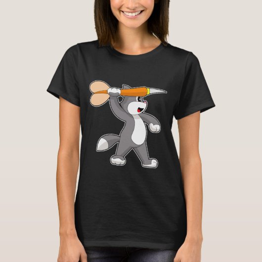 Cat Darts Dart T-Shirt (Vorderseite)