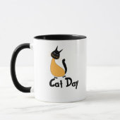 Cat Day Cat Lover Tasse (Links)