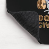 Cat Deadlift Power Hebe Donut Gym Mousepad (Ecke)
