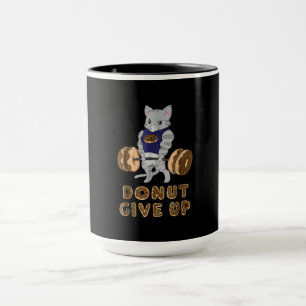 Cat Deadlift Power Hebe Donut Gym Tasse