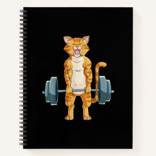 Cat Deadlift Powerlift Gym Lifting Weight . Notizblock