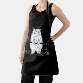 Cat Deadlift Powerlift Kitty Muskel Niedliche Katz Schürze (InSitu)