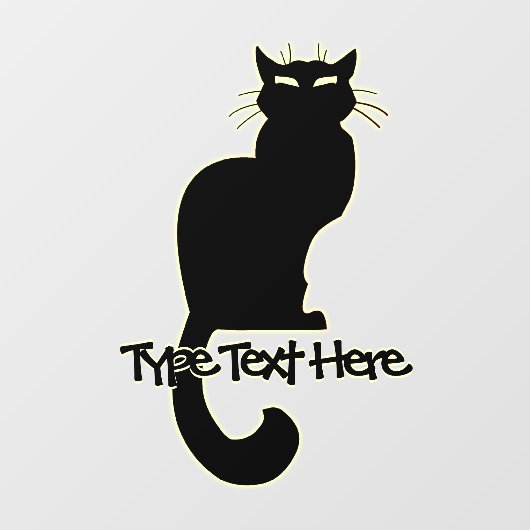 Cat Decal Personalize Cat Lover Window Decals Fensteraufkleber (Blatt)