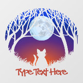 Cat Decal Personalize Cat Lover Window Decals Fensteraufkleber (Blatt)