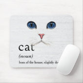 CAT-Definition für Weißholz Mousepad (Mit Mouse)