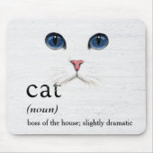 CAT-Definition für Weißholz Mousepad (Vorne)