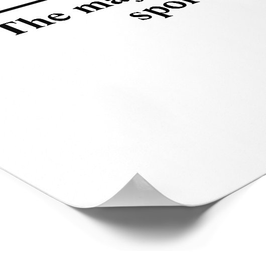 Cat Definition Wall Art Typografy Poster (Ecke)