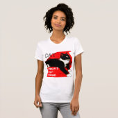 CAT, der beste Freund-T-Shirt der Frau T-Shirt (Vorne ganz)