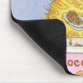 CAT, der Eiscreme isst Mousepad (Ecke)