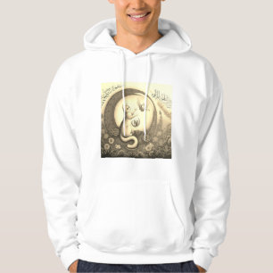 Cat Design Arabisch Hoodie