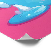 Cat Design behalten oder gestalten Sie Ihr eigenes Poster (Ecke)