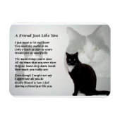 Cat Design Freund Geem Magnet (Horizontal)