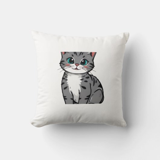 Cat design kissen (Vorderseite)