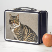 Cat Design Metal Lunchbox (Beispiel)