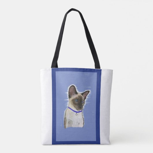 Cat Design Tote Tasche (Rückseite)