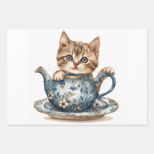 Cat Detail Geschenkpapier (Vorderseite 3)