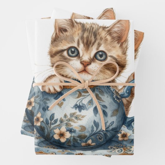 Cat Detail Geschenkpapier (Beispiel)