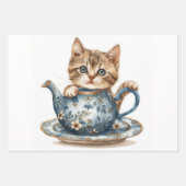 Cat Detail Geschenkpapier Set (Vorderseite 3)