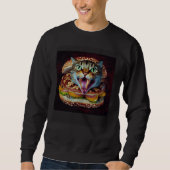 Cat Dinosaur Hamburger Sweatshirt (Vorderseite)