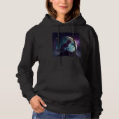 Cat Dinosaur Moon Hoodie (Vorderseite)