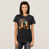 Cat Dinosaur Space T-Shirt (Vorne ganz)
