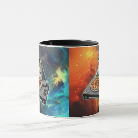 Cat dj disk jockey's sound table tasse (Zentrum)