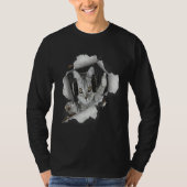 Cat Dj Torn Cloth T-Shirt (Vorderseite)