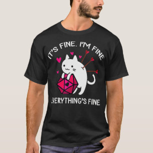 Cat DnD Valentine Alles ist fein Paar Matchi T-Shirt